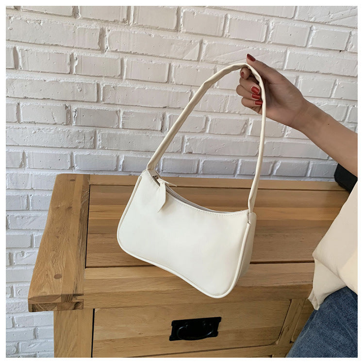 Women’s PU Leather Handbag – Simple Small Shoulder & Underarm Bag