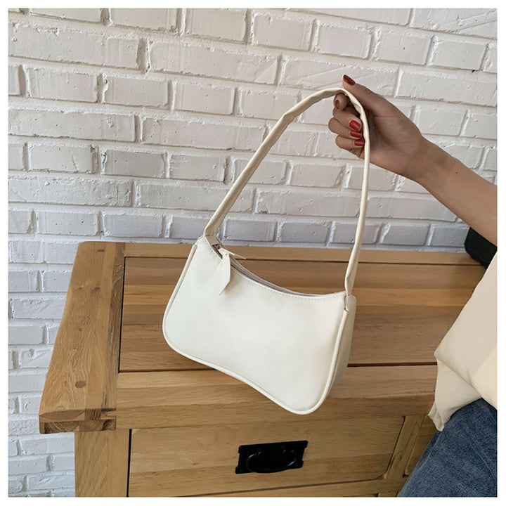Women’s PU Leather Handbag – Simple Small Shoulder & Underarm Bag