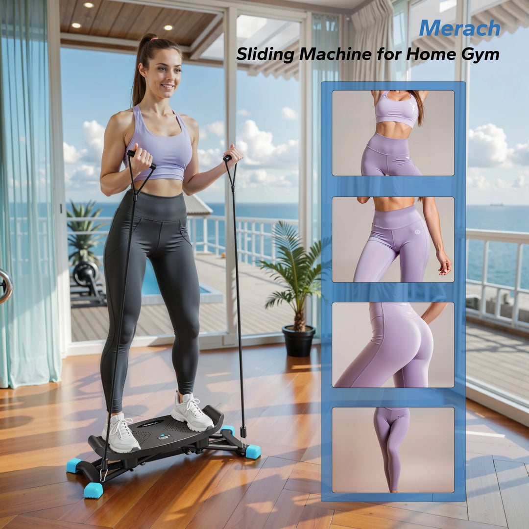 MERACH™ Simulated Ski Trainer – Fun Cardio & Leg Workout