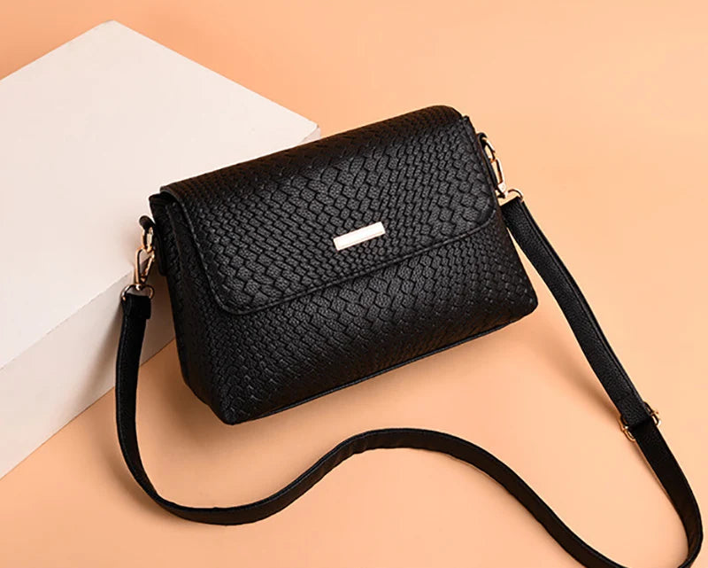 حقيبة يد نسائية فاخرة من الجلد الصناعي