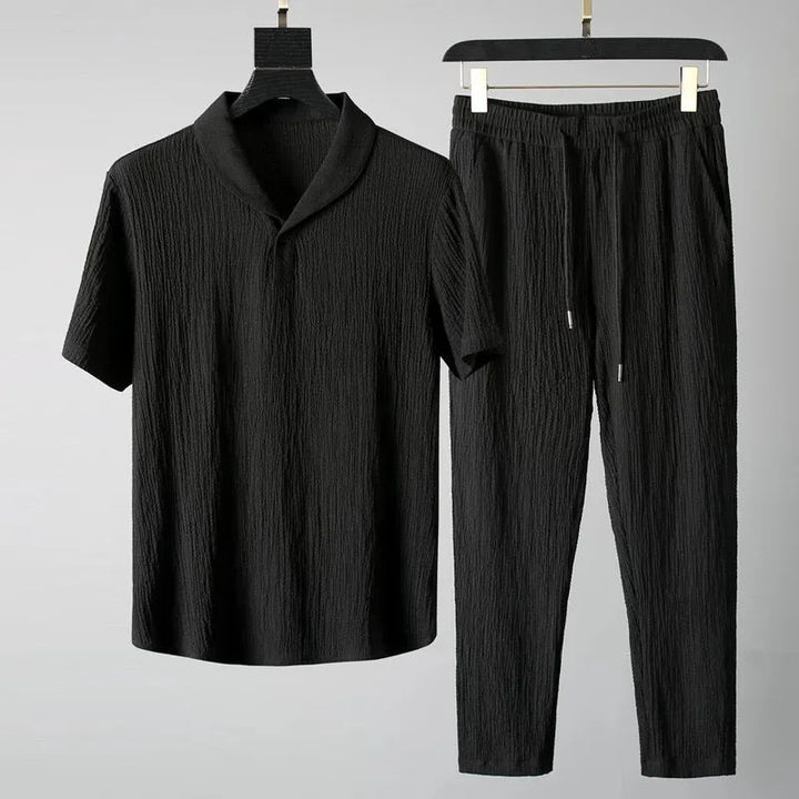 (Shirt+Trousers) 2026 Summer New Arrival Men Fashion Classic Shirt Men Business Casual Shirts Men a Set of Clothes Size M-4XL