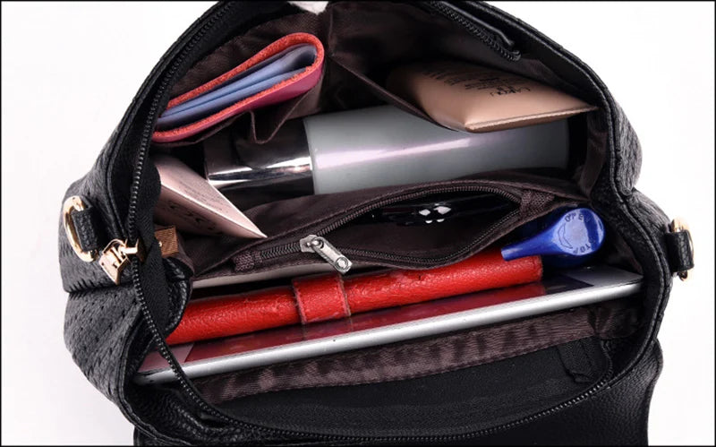 حقيبة يد نسائية فاخرة من الجلد الصناعي