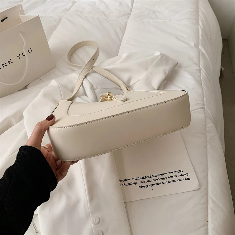 Luxury Designer Women’s Leather Handbag – Shoulder & Crossbody with Dual Straps