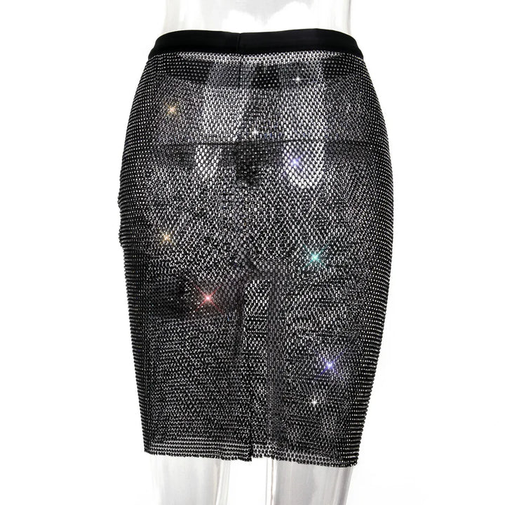 Sexy black White Summer crop top women festival Beach club outfits Party tank top t shirt woman Halter Rhinestones tops topy Hot