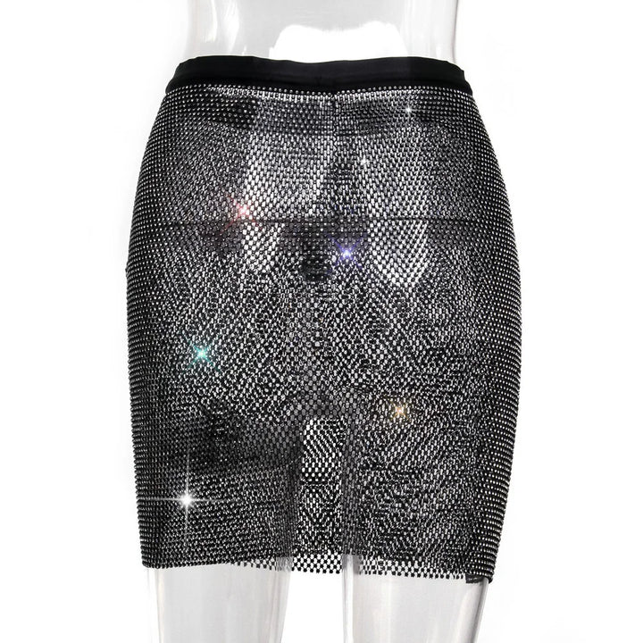 Sexy black White Summer crop top women festival Beach club outfits Party tank top t shirt woman Halter Rhinestones tops topy Hot