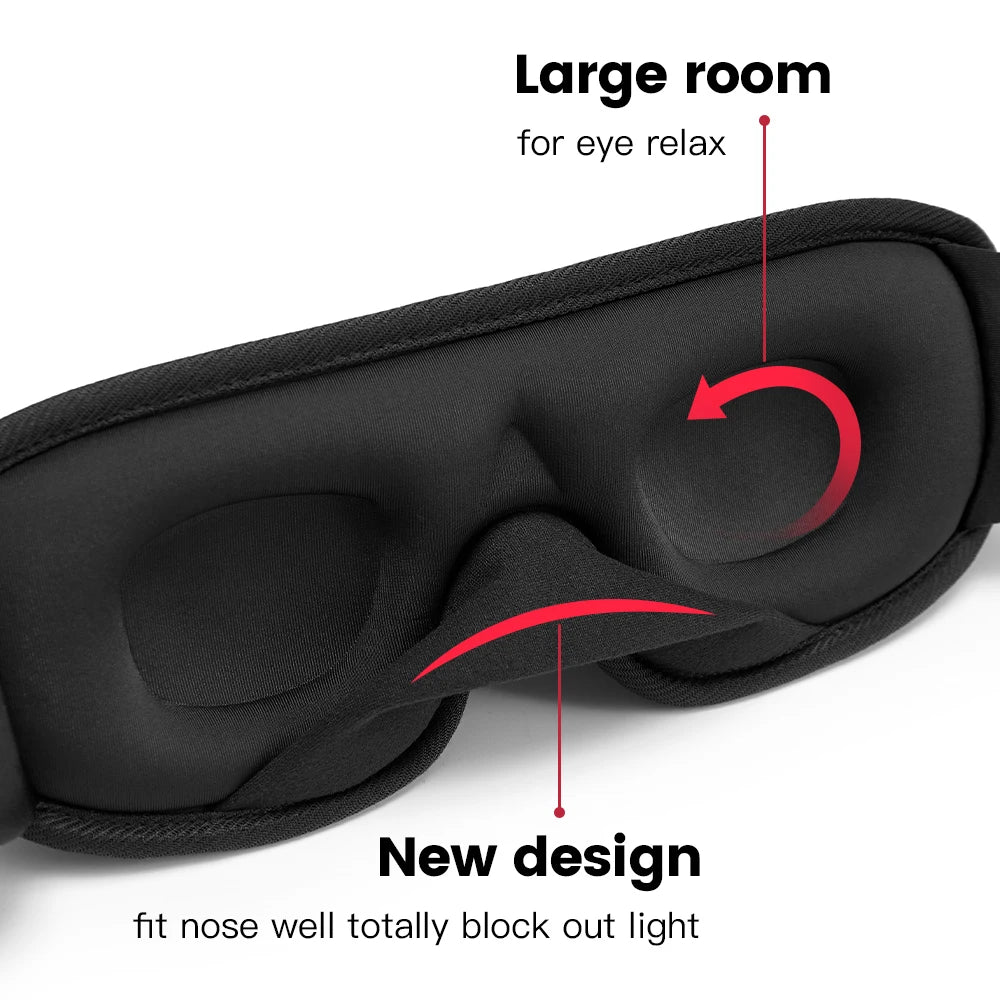SleepLux™ 3D Eye Mask – Full Light Blocker