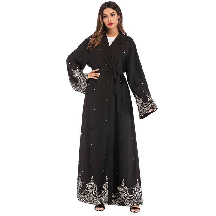 Kaftan Abaya Dubai Kimono Cardigan Muslim Hijab Dress Abayas For Women Robe Femme Caftan Marocain Qatar Islam Clothing
