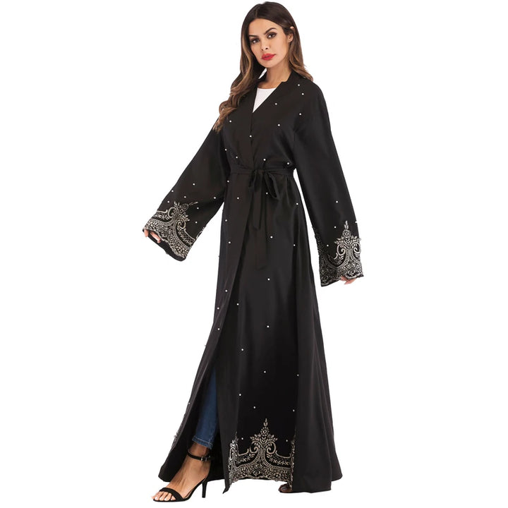 Kaftan Abaya Dubai Kimono Cardigan Muslim Hijab Dress Abayas For Women Robe Femme Caftan Marocain Qatar Islam Clothing