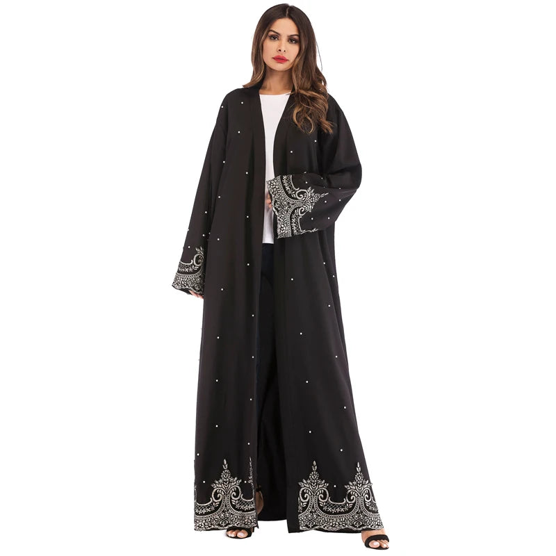 Kaftan Abaya Dubai Kimono Cardigan Muslim Hijab Dress Abayas For Women Robe Femme Caftan Marocain Qatar Islam Clothing