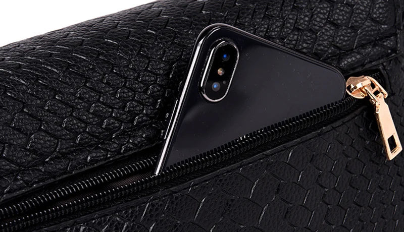 حقيبة يد نسائية فاخرة من الجلد الصناعي