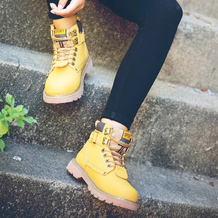 Genuine Leather Tactical Ankle Boots – Winter & Outdoor Shoes