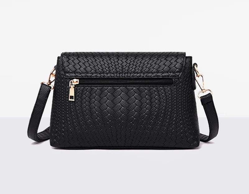 حقيبة يد نسائية فاخرة من الجلد الصناعي