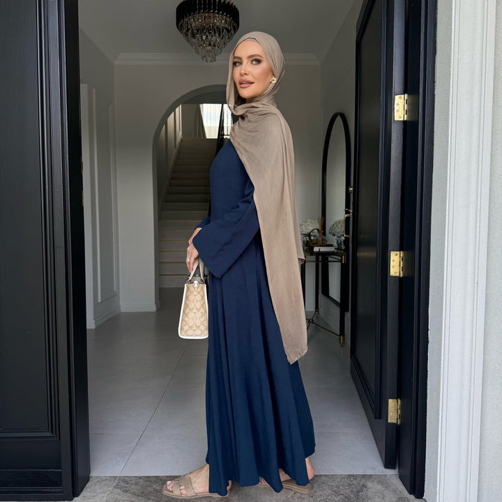 Ramadan Modest Abaya Dubai Islamic Muslim Kaftan Dress Prayer Clothes Women Vestidos Para Mujer Robe Caftan Marocain Femme
