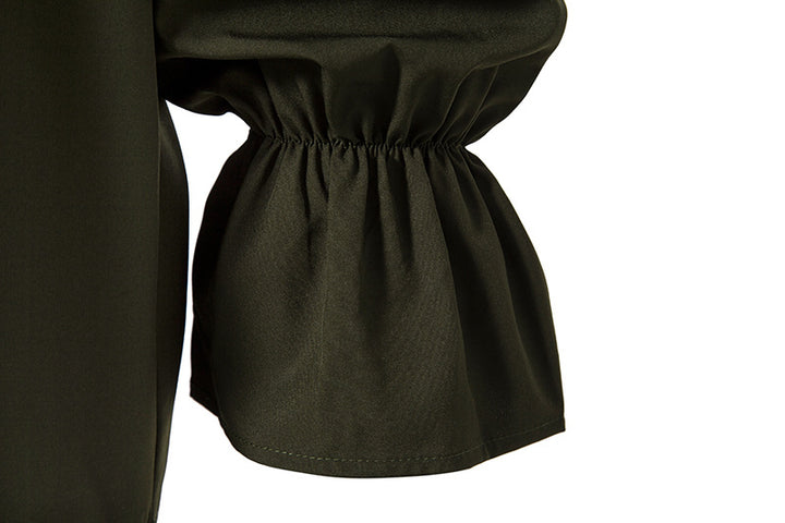 Men Shirts Medieval Retro Performance Dress Shirtspuff Sleeve Casual Stage Cosplay Party Male Clothes Chemise Shirt S09