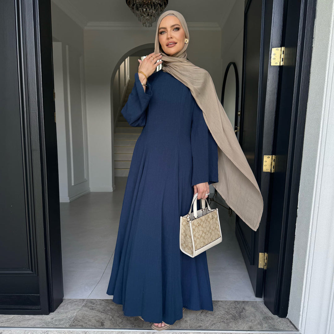 Ramadan Modest Abaya Dubai Islamic Muslim Kaftan Dress Prayer Clothes Women Vestidos Para Mujer Robe Caftan Marocain Femme