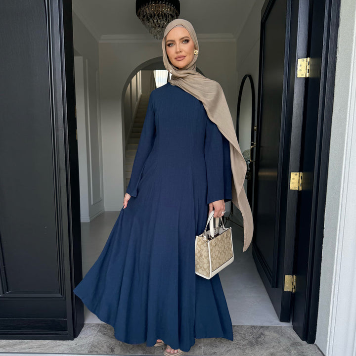 Ramadan Modest Abaya Dubai Islamic Muslim Kaftan Dress Prayer Clothes Women Vestidos Para Mujer Robe Caftan Marocain Femme