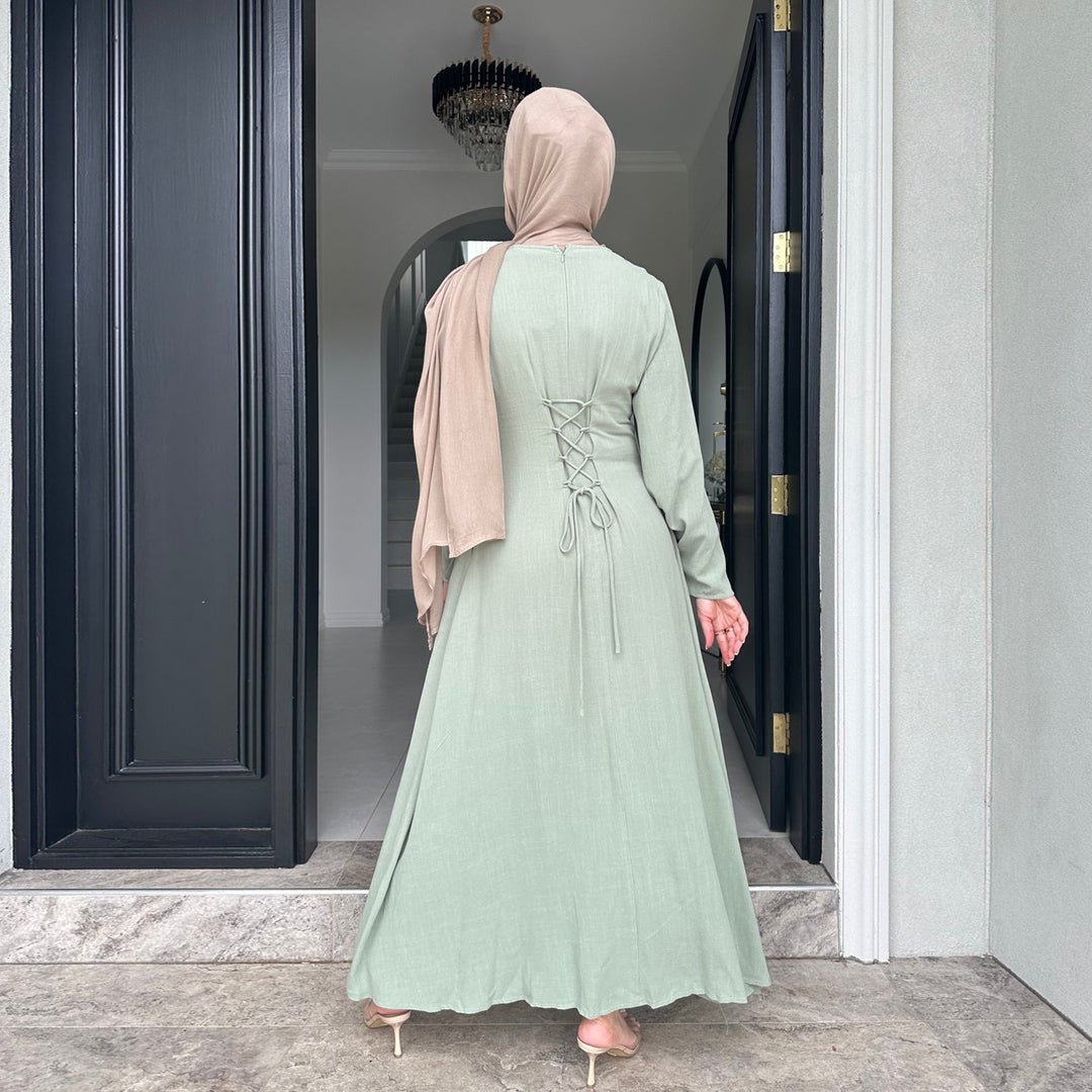 Ramadan Modest Abaya Dubai Islamic Muslim Kaftan Dress Prayer Clothes Women Vestidos Para Mujer Robe Caftan Marocain Femme