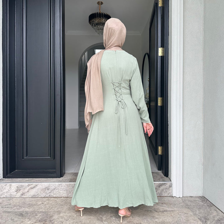 Ramadan Modest Abaya Dubai Islamic Muslim Kaftan Dress Prayer Clothes Women Vestidos Para Mujer Robe Caftan Marocain Femme