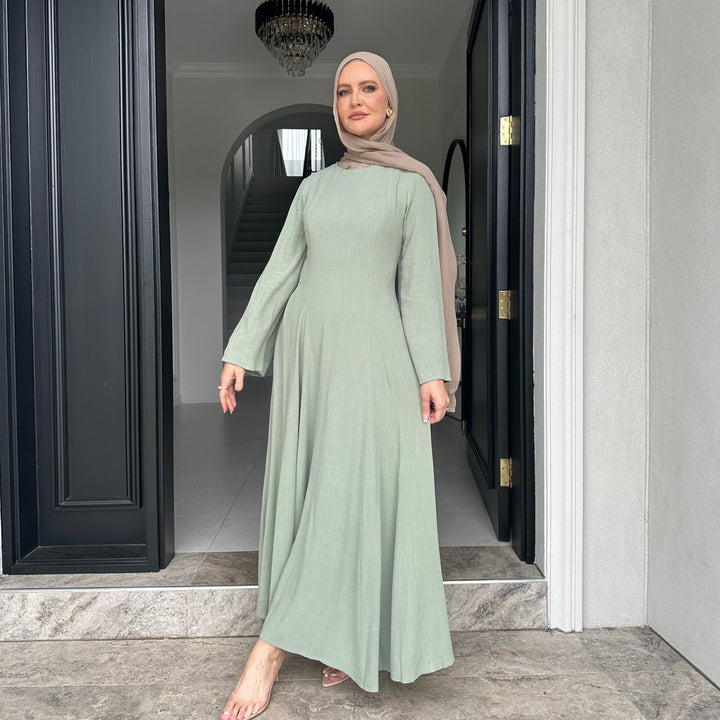 Ramadan Modest Abaya Dubai Islamic Muslim Kaftan Dress Prayer Clothes Women Vestidos Para Mujer Robe Caftan Marocain Femme