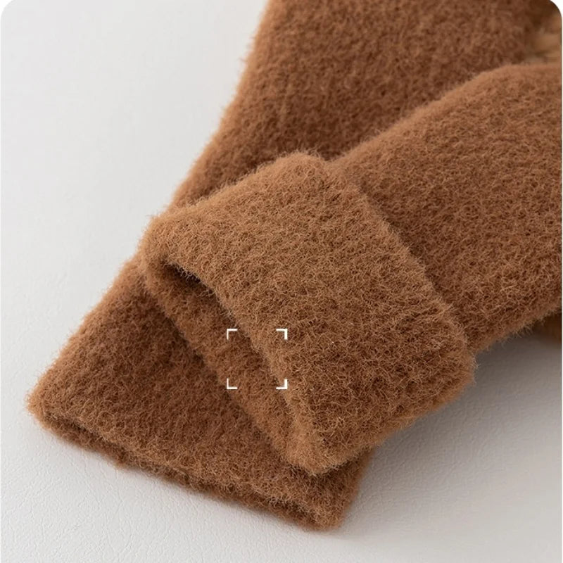 SnugSole™ Baby-Laufsocken – Dickes Samt