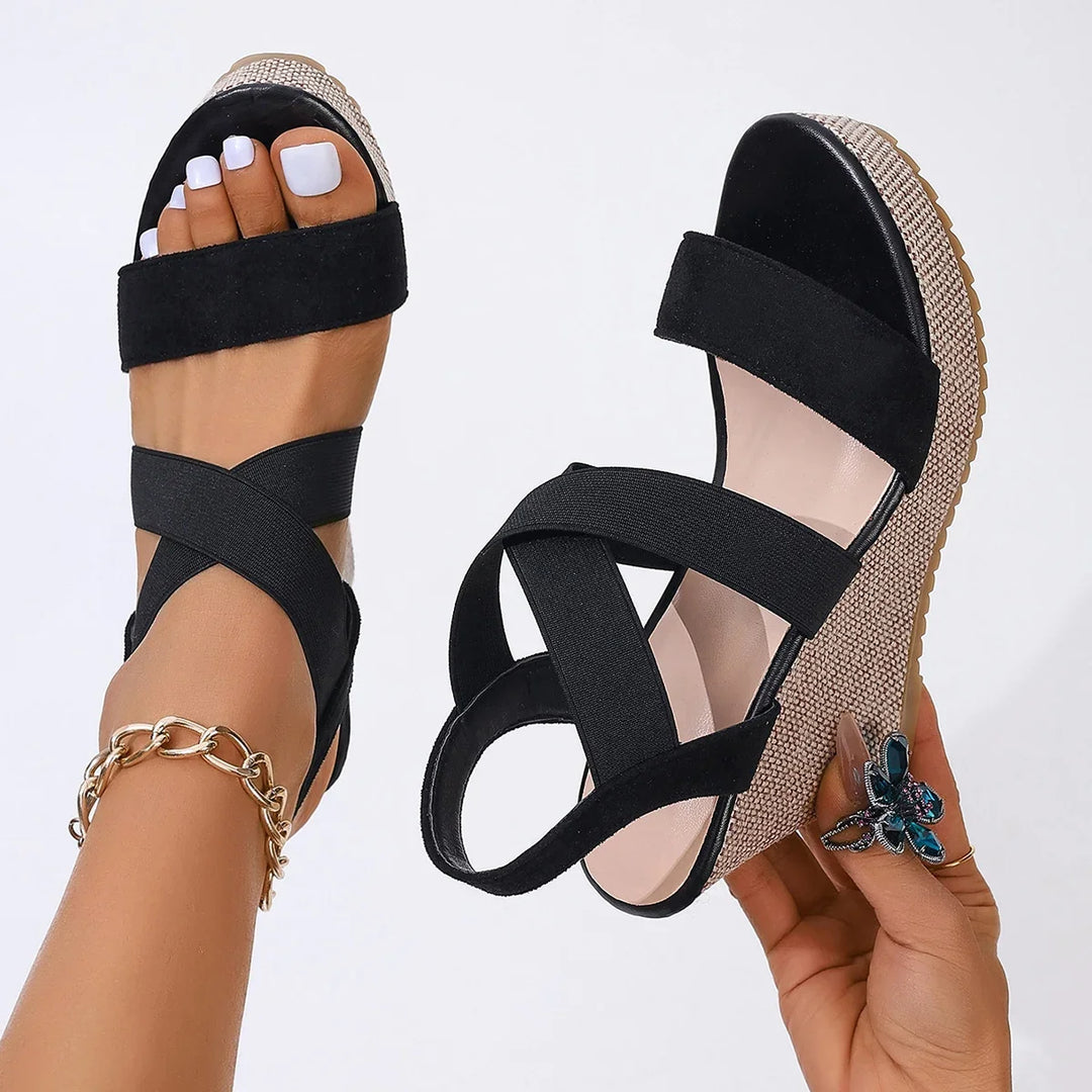 Women’s Wedge Sandals – Waterproof Thick-Soled Summer Shoes