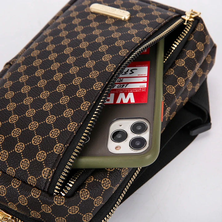 Umhängetasche und Schultertasche aus PU-Leder für Damen