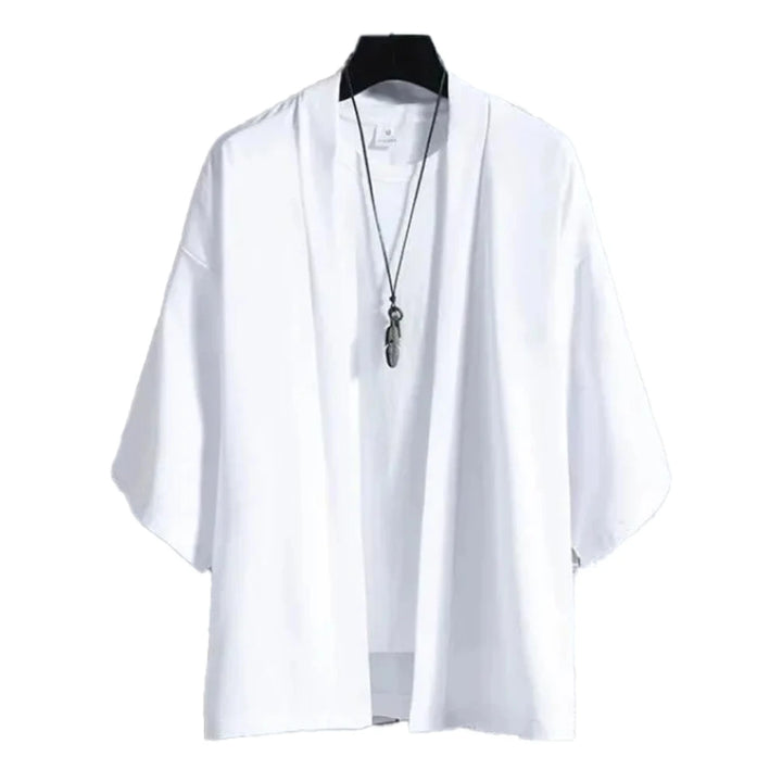 Black Samurai Clothing Japanese Style Cosplay Kimonos Shirt Traditional Haori for Women Men Harajuku Fashion Cardigan Yukata