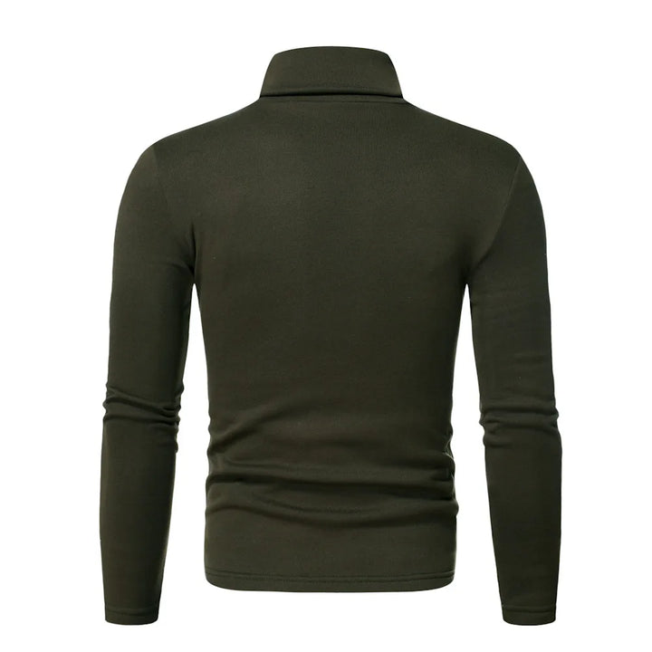 Men Turtleneck Sweater Design Long Sleeve Shirt top
