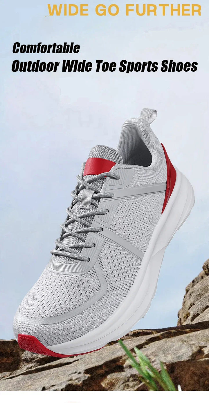 Men’s Barefoot Sneakers – Zero Drop, Wide Toe, Lightweight Breathable Minimalist Running & Gym Shoes