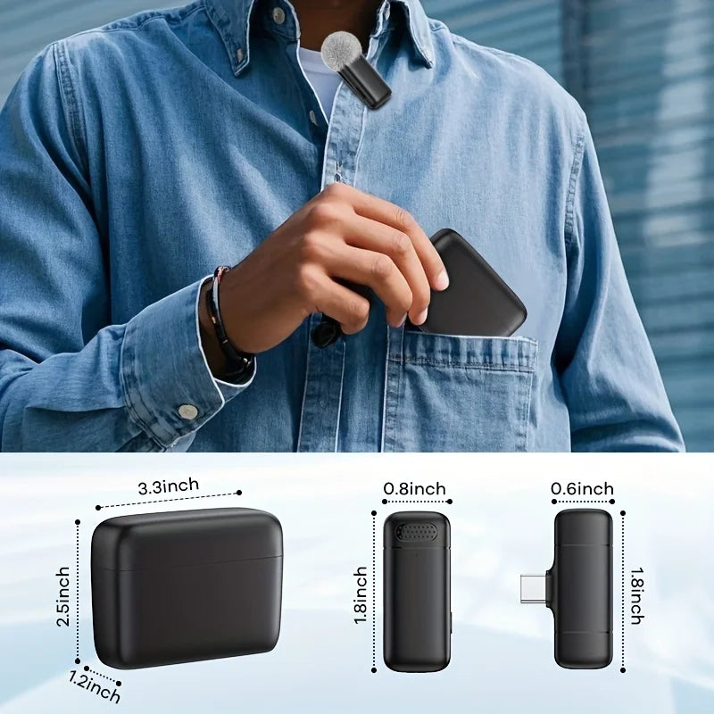 SmartClip™ Drahtloses Mikrofon mit Geräuschunterdrückung