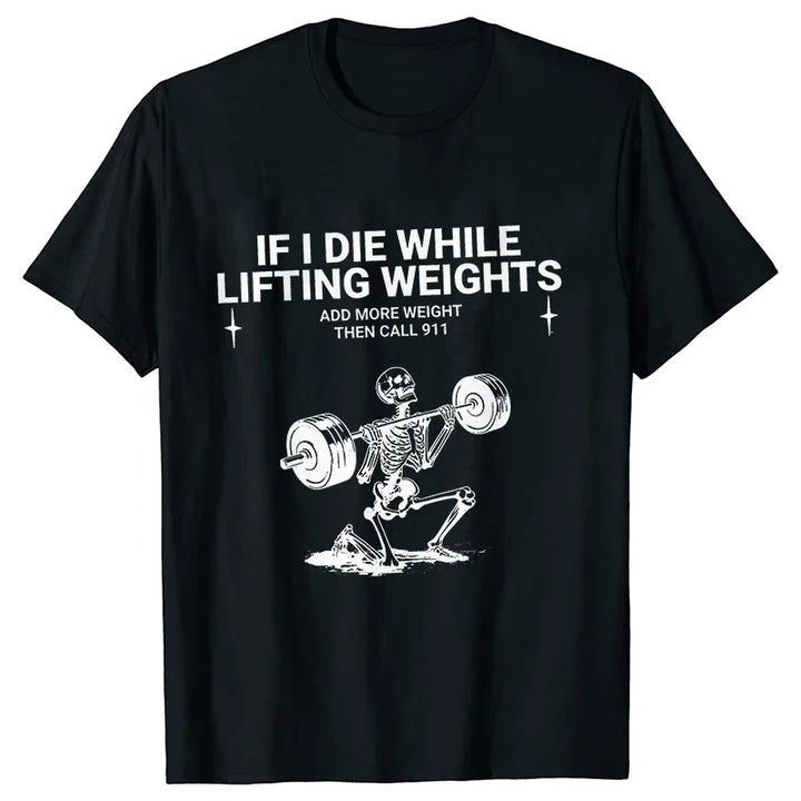 Herren-Fitness-T-Shirt – Lustiges Fitness-Shirt