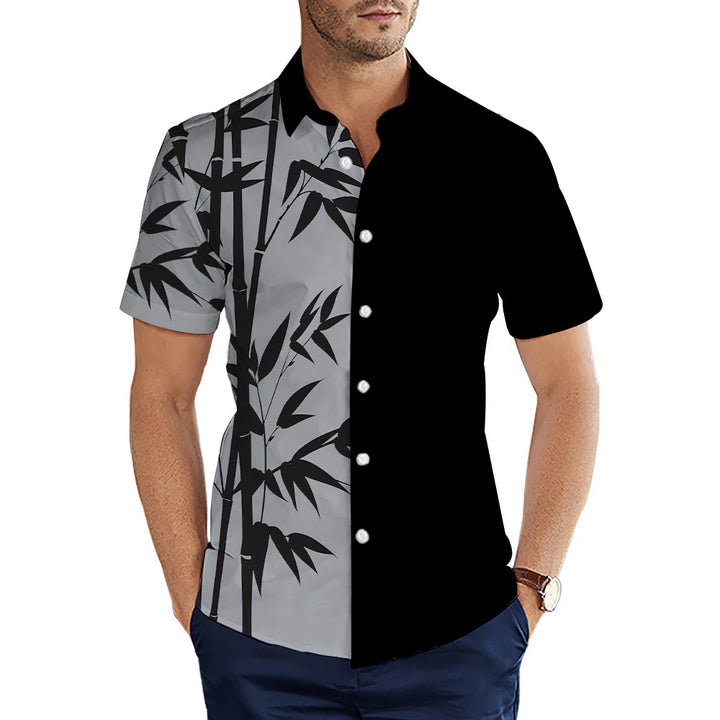 Men's Shirt Summer Casual Fashion Short Sleeved Shirt For Men Loose Breathable Hawaiian Shirt Man Casual Men's Clothing Top