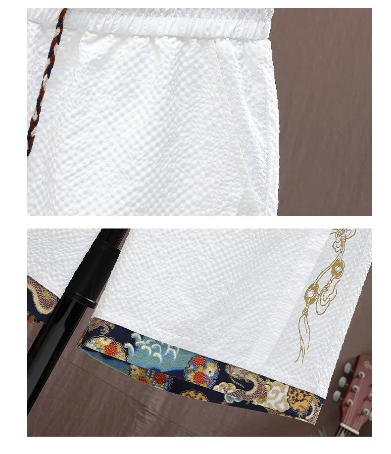 طقم قميص وشورت رجالي كاجوال - صيف 2025