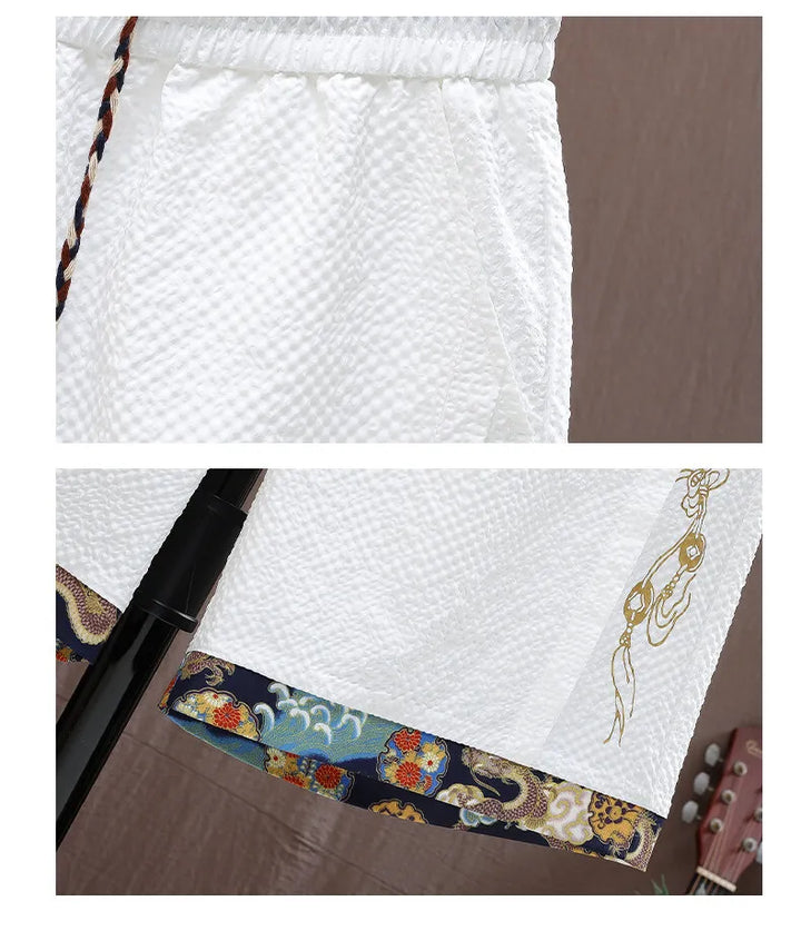 طقم قميص وشورت رجالي كاجوال - صيف 2025