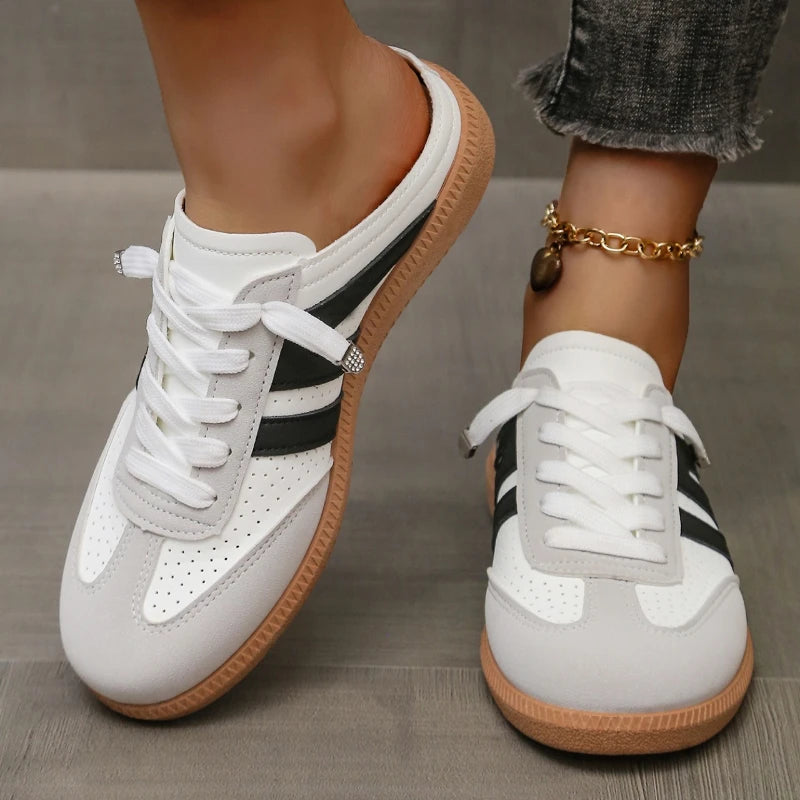 2025 Women’s Casual Summer Sneakers – Slip-On Platform Flats