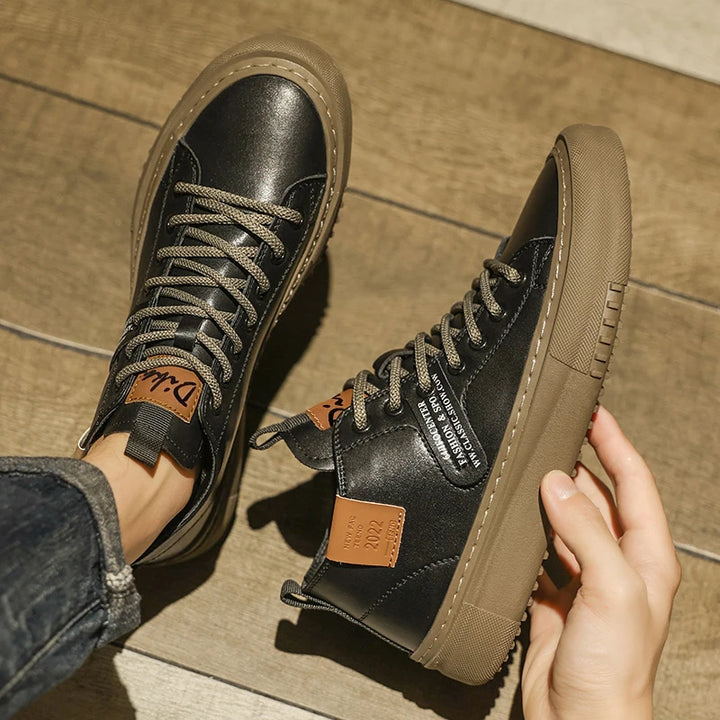 Men’s Casual Sports Shoes – Retro Handmade, Breathable, Durable, All-Season Outdoor & Hiking Sneakers