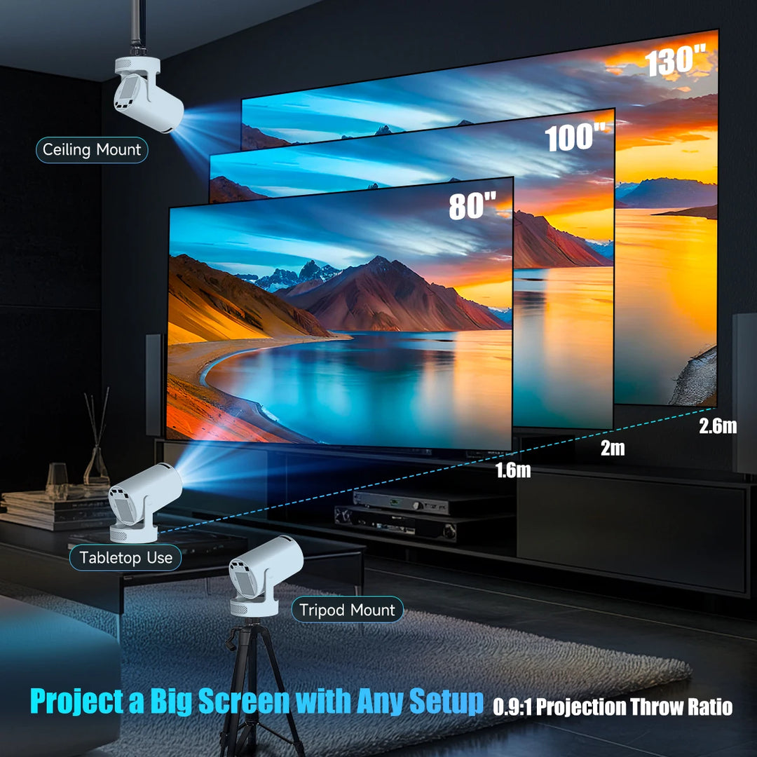 Magcubic HY300 Pro+ Android 11 WiFi6 Projektor 4K