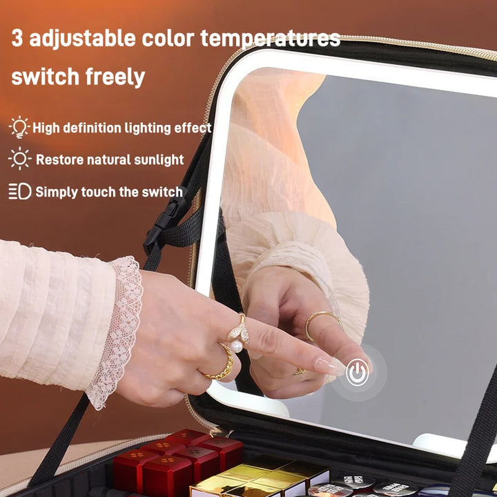 ShineMate™ Lighted Cosmetic Bag