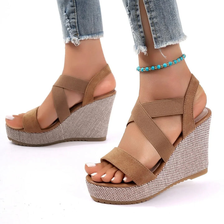 Women’s Wedge Sandals – Waterproof Thick-Soled Summer Shoes