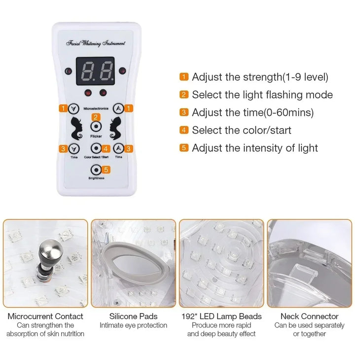 ForeverLily™ LED Face & Neck Therapy Mask