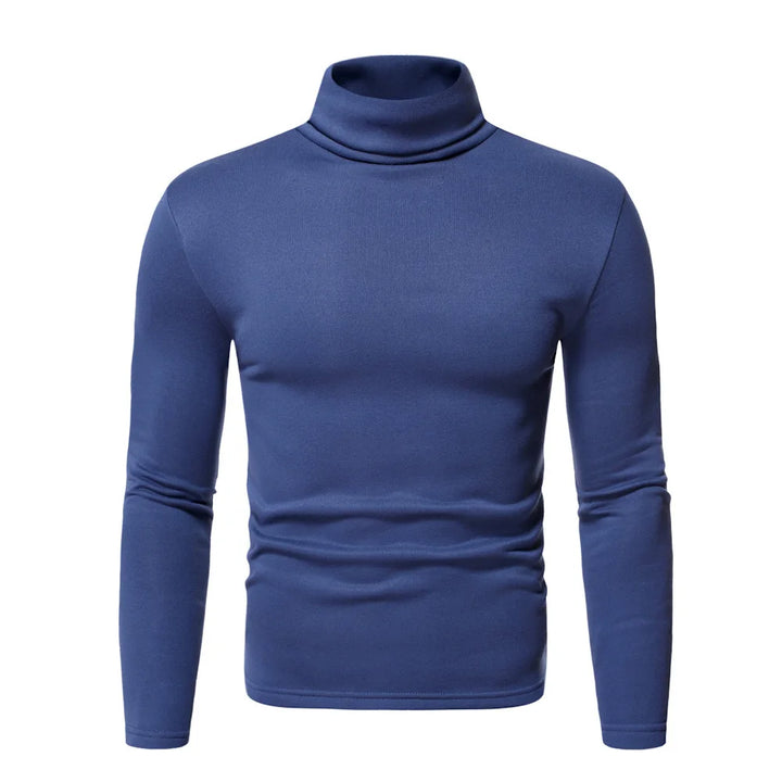 Men Turtleneck Sweater Design Long Sleeve Shirt top
