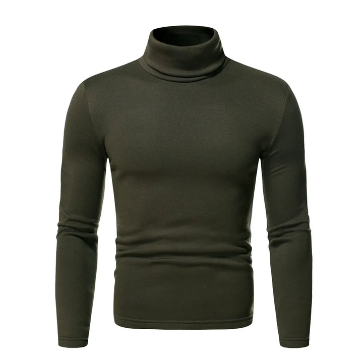 Men Turtleneck Sweater Design Long Sleeve Shirt top