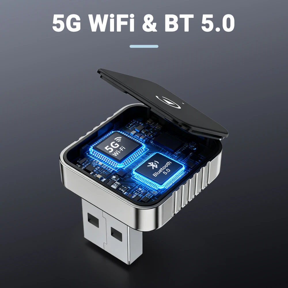 Kabelgebundener zu kabelloser CarPlay-Adapter