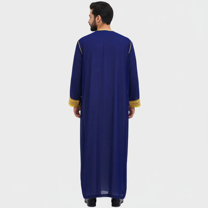 Eid Ramadan Islamic Clothing Men Kaftan Moroccan Kebaya Open Muslim Kimono Turkey Abaya East National Costume For Prayer Clothes