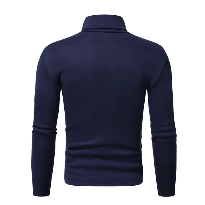 Men Turtleneck Sweater Design Long Sleeve Shirt top