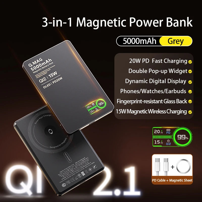 MagCharge™ 2.1 Kabellose Powerbank