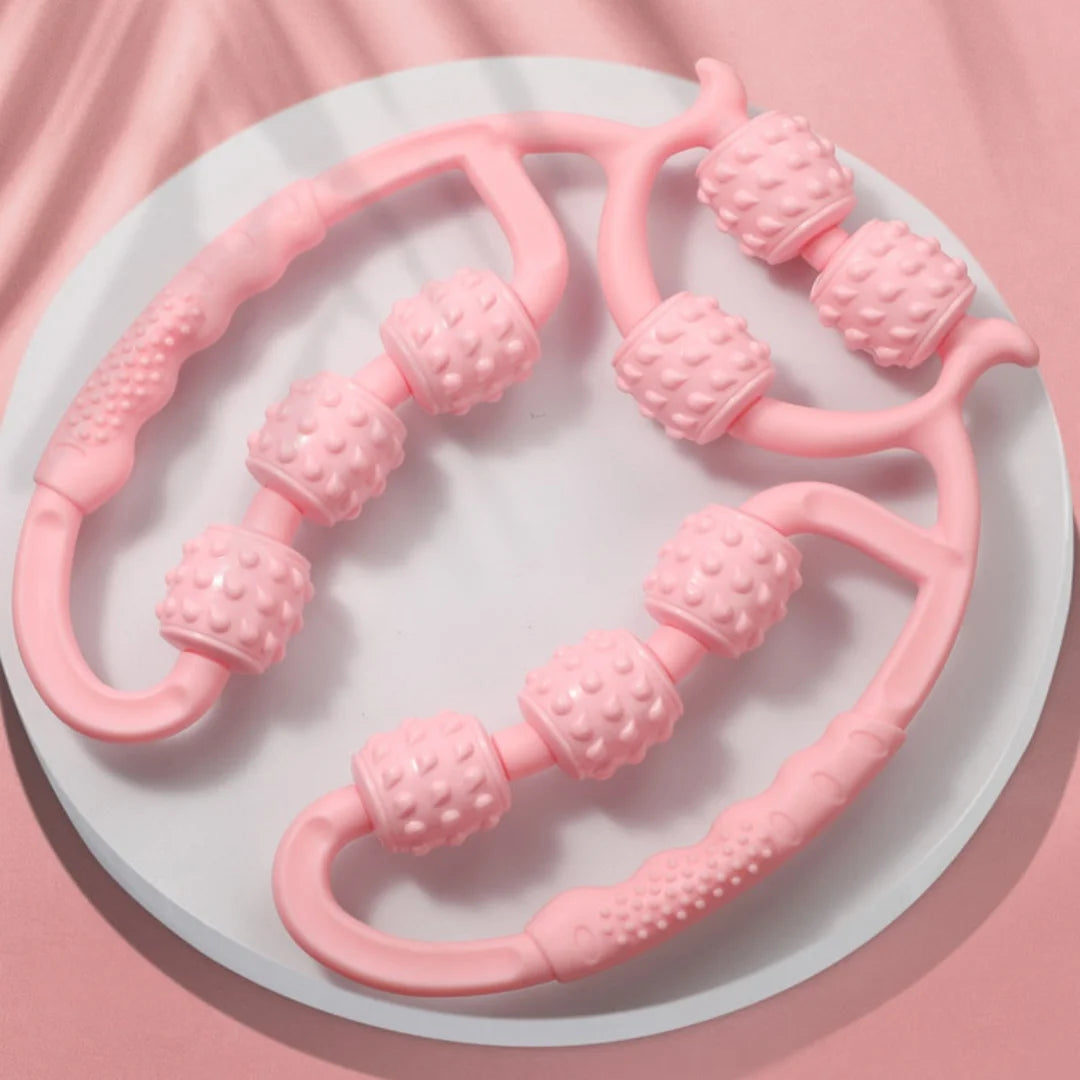 مدلك الساقين FitRoll™ ذو 9 عجلات - جهاز تدليك رياضي ولياقة بدنية