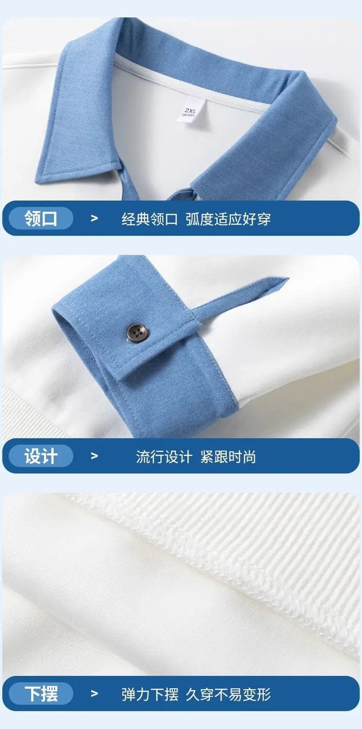 Men’s Spring/Autumn Sweatshirt – Trendy Loose Fit, Casual Long Sleeve