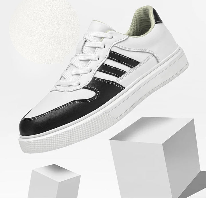 Shoes for Men Four Season Vulcanized Footwear Non-slip Casual Sneakers Fashion New Leather Round Toe Walking shoes tenis jeans