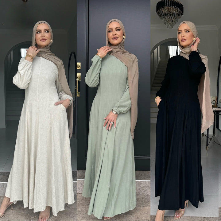 Ramadan Modest Abaya Dubai Islamic Muslim Kaftan Dress Prayer Clothes Women Vestidos Para Mujer Robe Caftan Marocain Femme